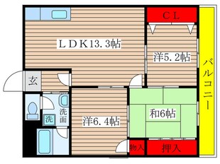 入場ハイツの物件間取画像